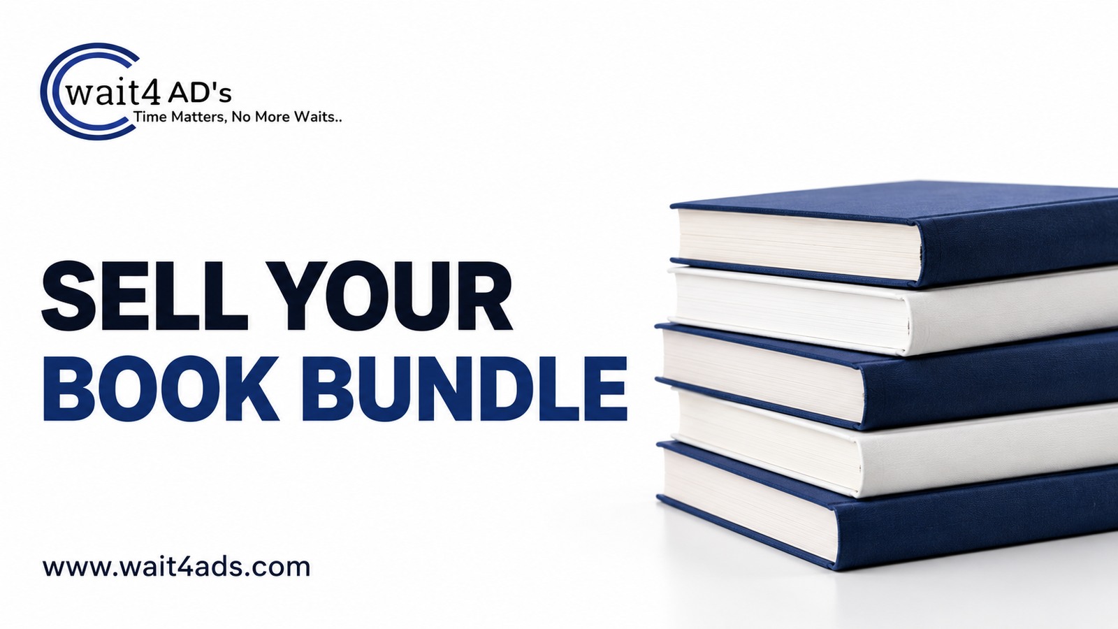 How to Sell Used Books in Bundles: Editions, Condition and Collection - Blog Cover Image on Wait4Ads Blog