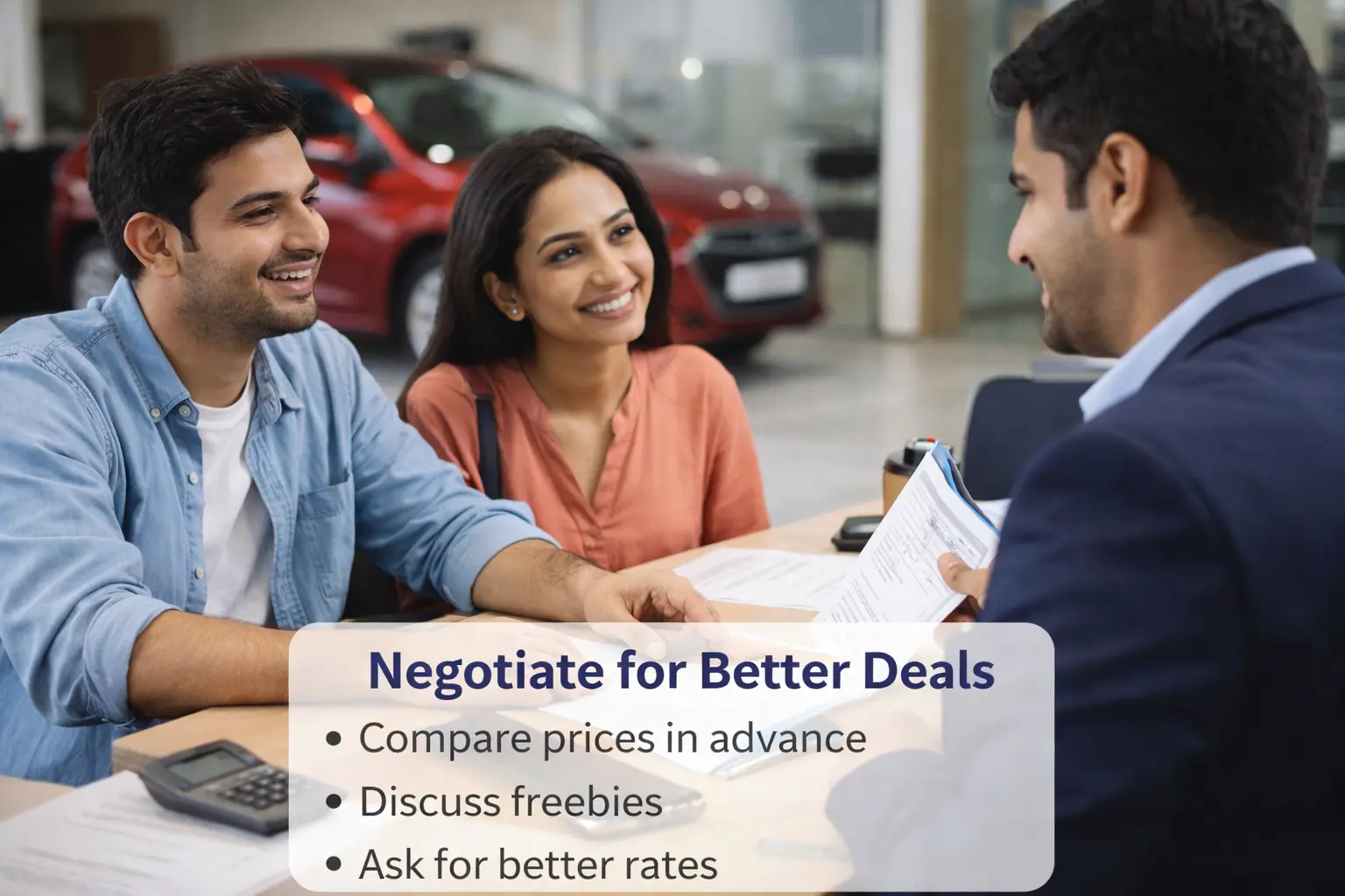 Negotiating a great deal at the dealership