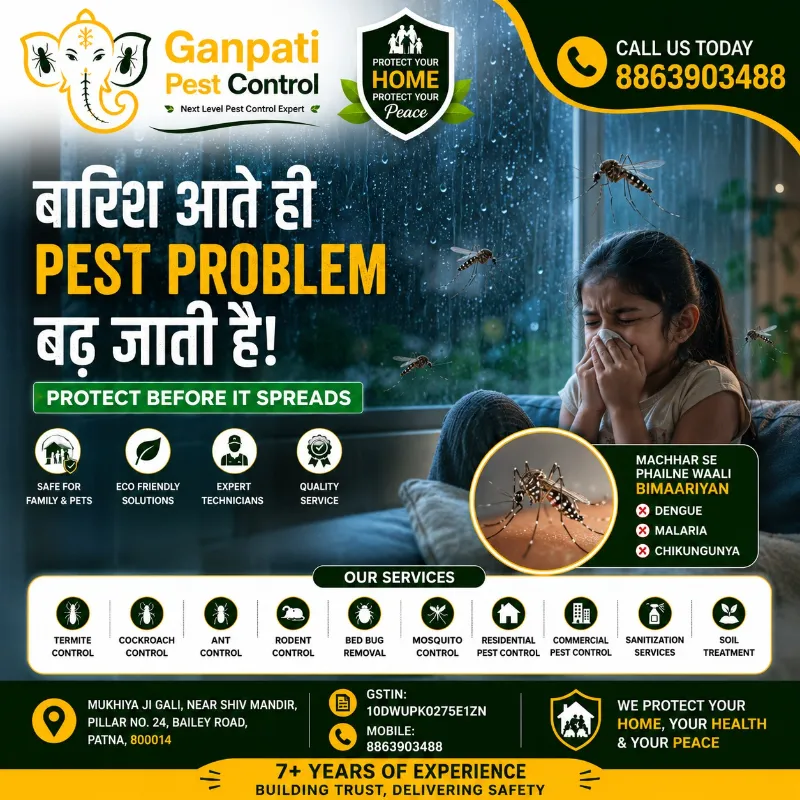 Ganpati Pest Control – Best Pest Control Services in Patna