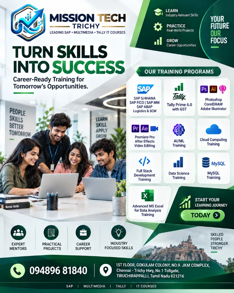 Mission Tech -Full Stack Development Course in Trichy