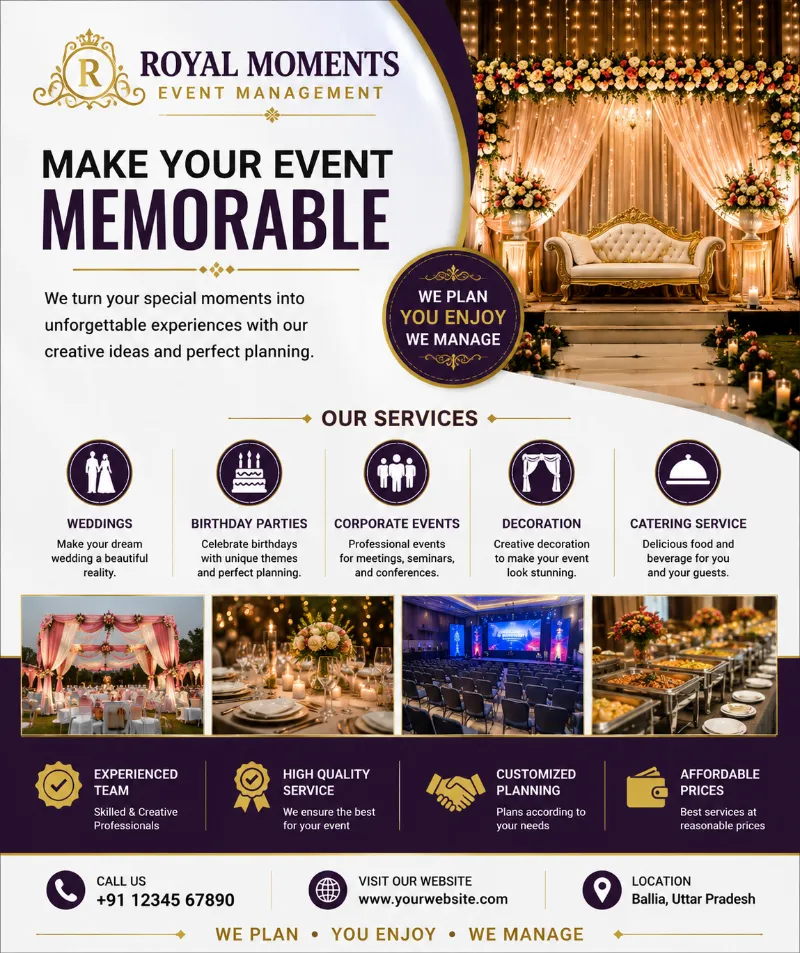 Best Event Management Services in uttarpradesh  - Others in Ballia for ₹45000