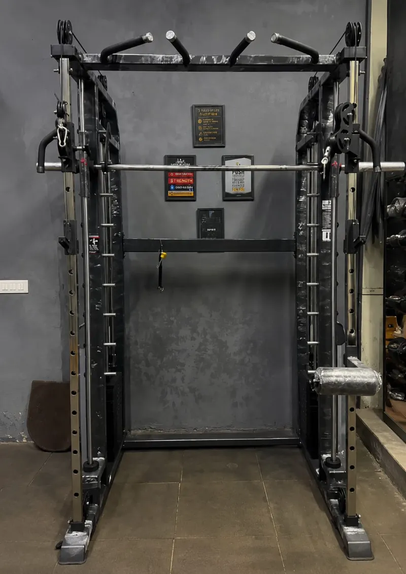 Functional trainer with Smith machine gym set