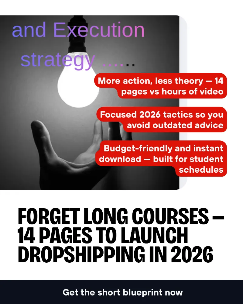 Drop shipping blue print 2026 ( beginner to pro guide )