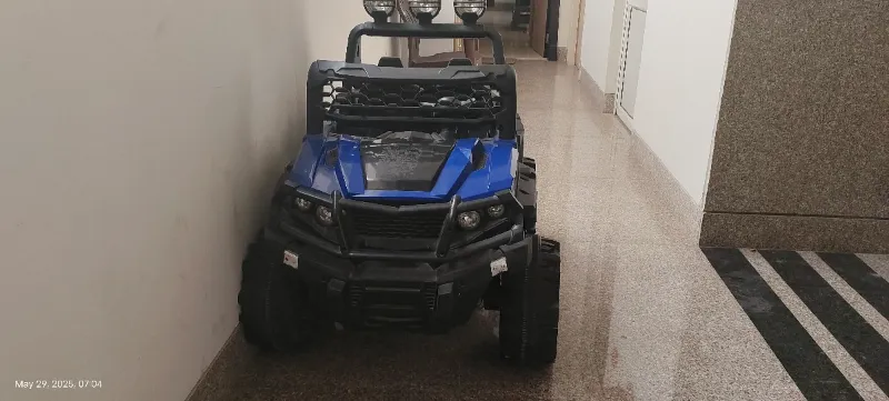 Rechargeable battery operated double seater jumbo hummer Jeep car for 
