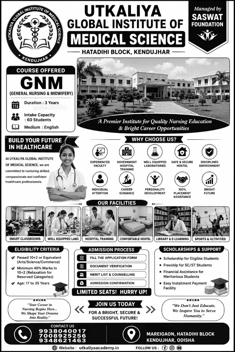UTKALIYA GLOBAL INSTITUTE OF MEDICAL SCIENCE 