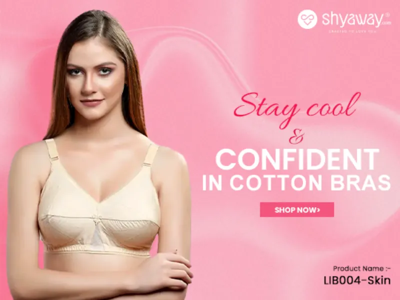 Cotton Bra – Soft & Breathable | Pure Cotton Bras Online
