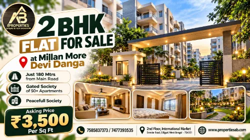2 BHK flat in Siliguri