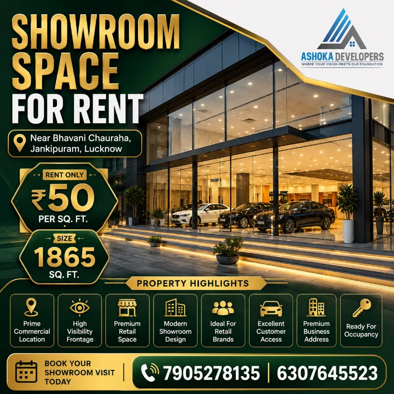 Showroom Space For Rent In Lucknow