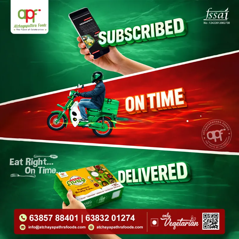   Atchayapathra Foods Monthly Food Subscription for Homestyle Meals - Others in Madurai for ₹0