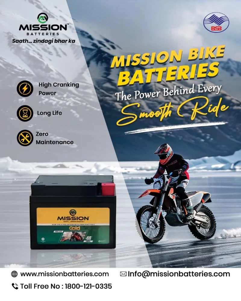 Mission Batteries – Bike Battery Manufacturer in India  