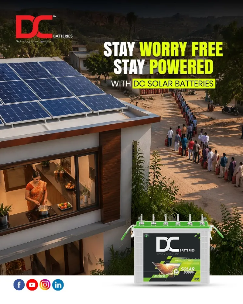 DC Batteries – Trusted Solar Battery Supplier in India  