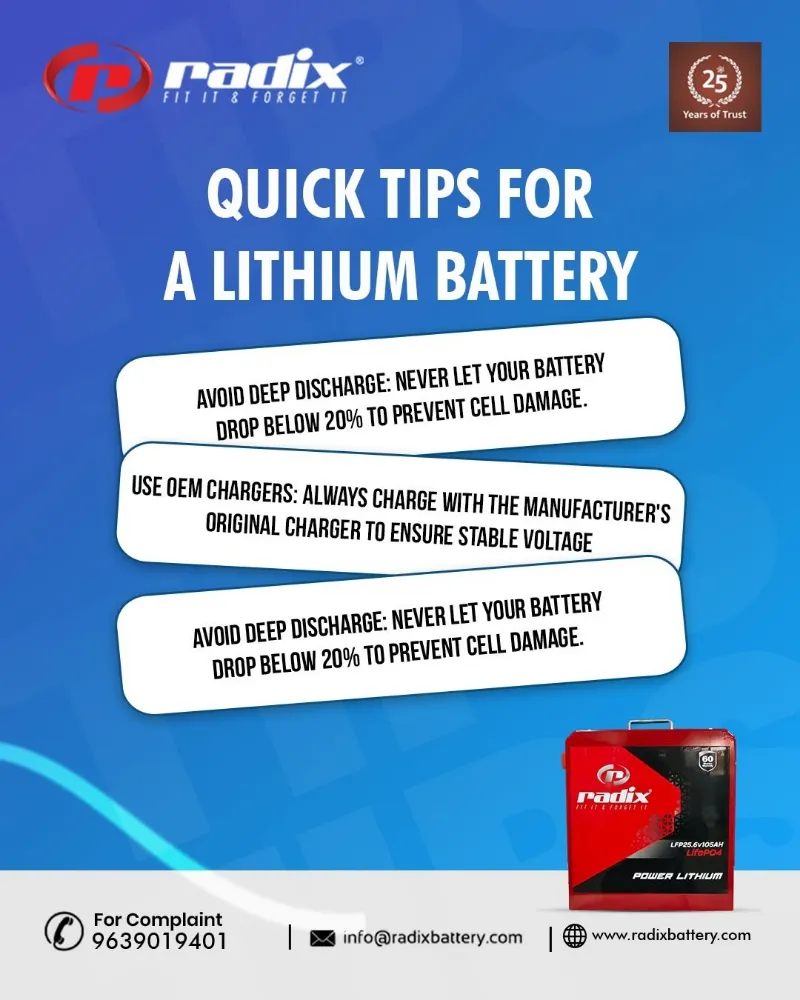 Radix Battery – Advanced Inverter Battery Solutions India