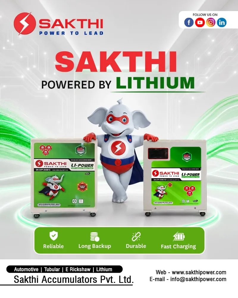 Sakthi Battery – Lithium Ion Battery Manufacturer in Karnataka