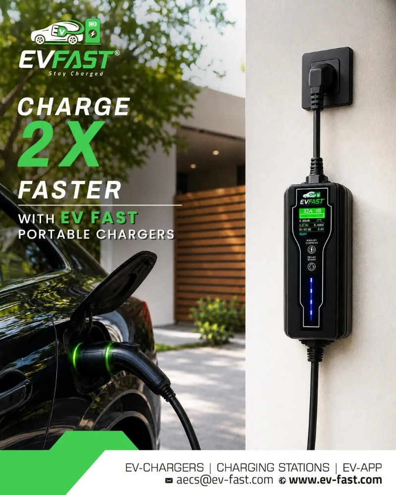 EVFast Charger – 7.4 kW EV Charger India