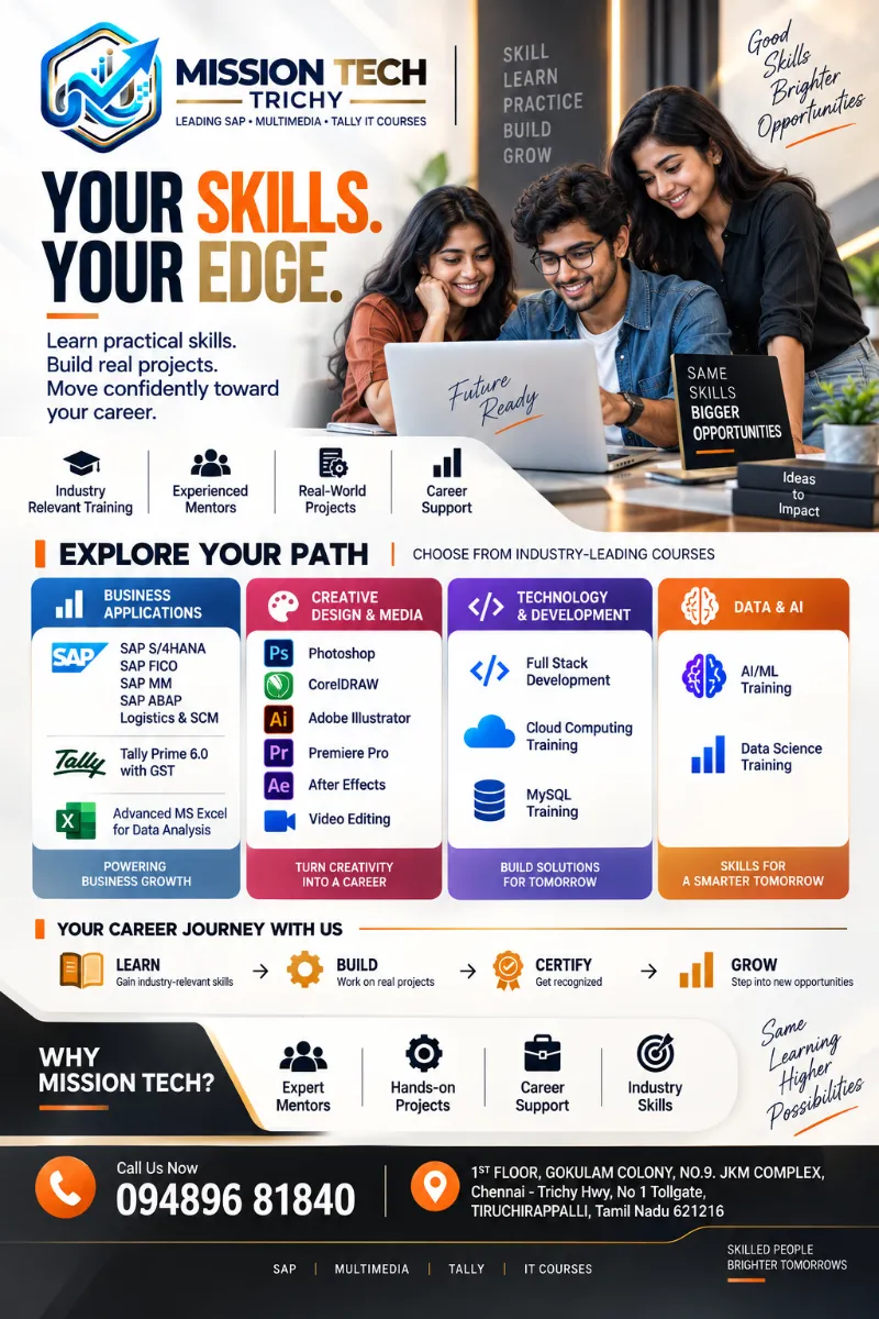 Mission Tech -Full Stack Development Course in Trichy