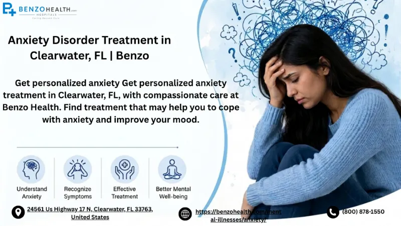 Anxiety Treatment in Clearwater, FL | Benzo Health