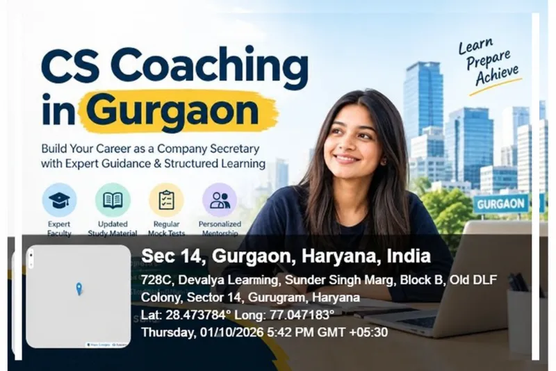 CS Coaching in Gurgaon - Devalya Education