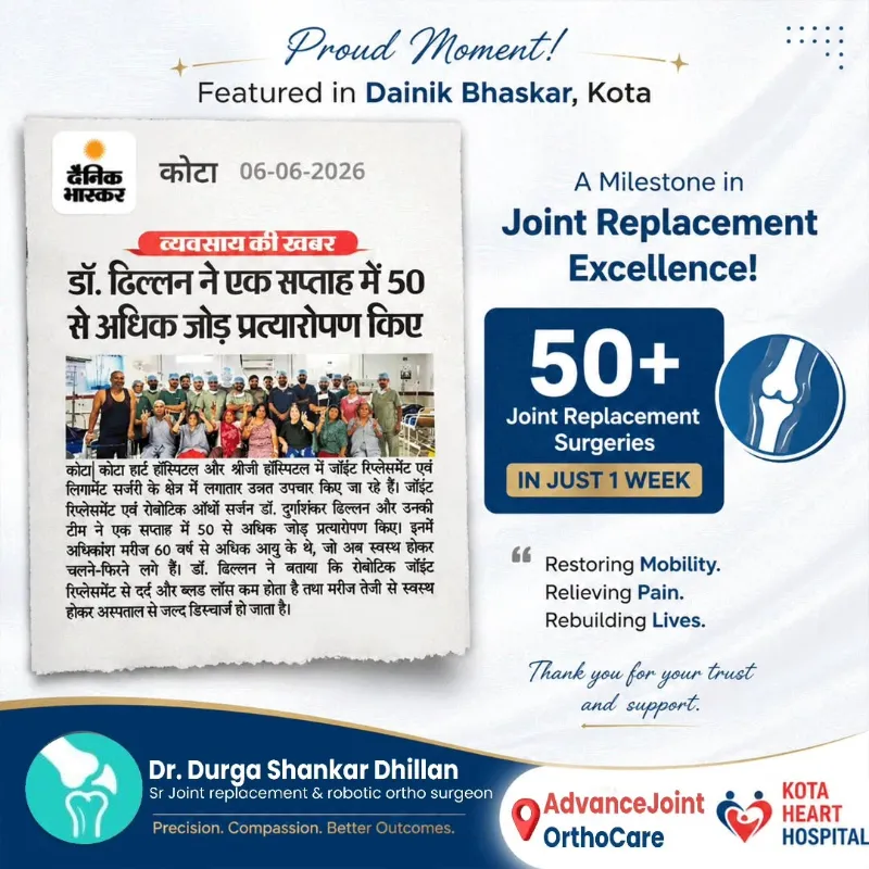 Dr Durga Shankar Dhillan work for Best knee replacement surgeon in kot