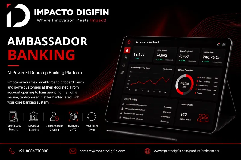Doorstep Banking Technology for Anywhere Banking | Impacto Digifin