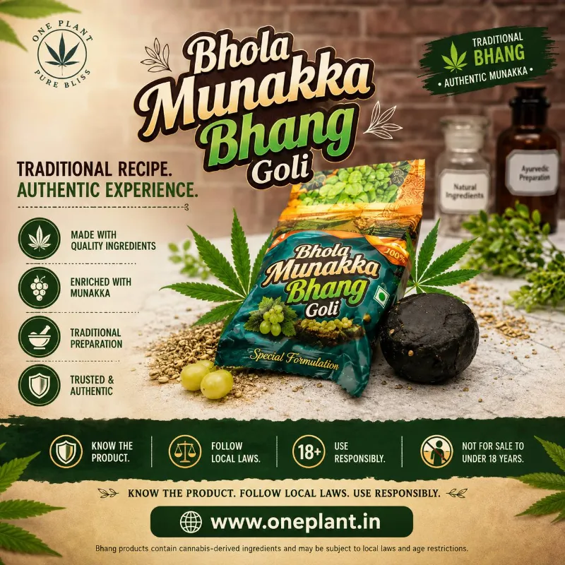Bhola Munakka Bhang Goli – Safety Information