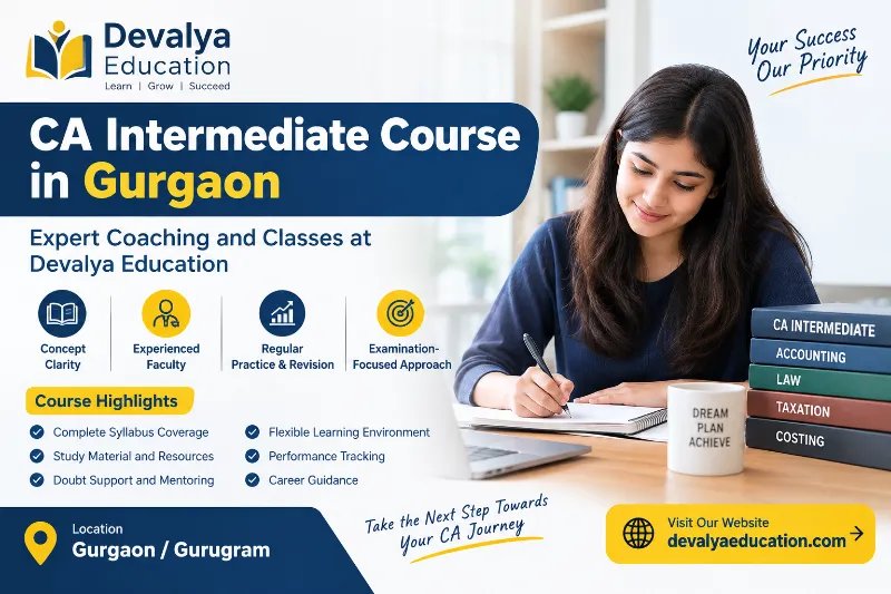 CA Intermediate Course in Gurgaon | CA Intermediate Coaching & Classes - Others in Gurugram for ₹0