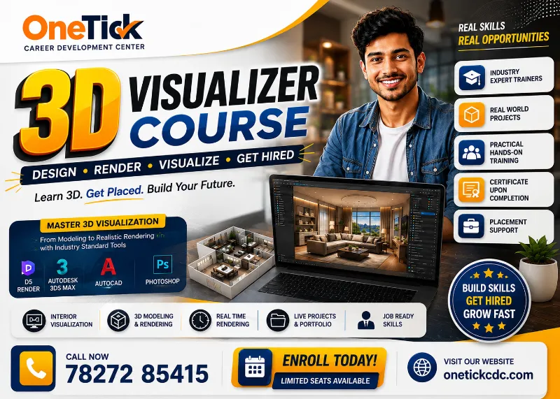 Best 3D Visualizer Course for Interior Design & Rendering