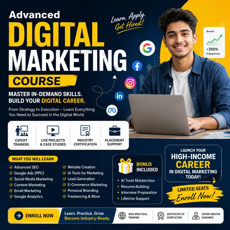Become a Marketer Every Brand Wants to Hire, Digital Marketing course