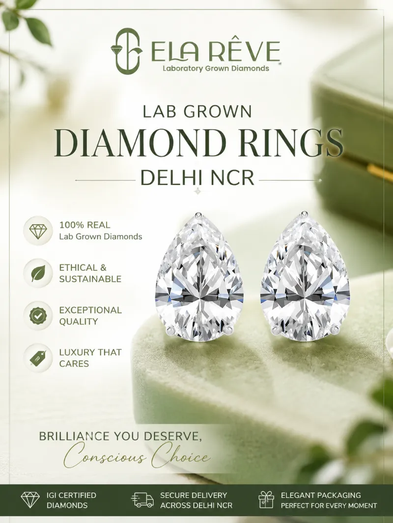 Lab grown diamond rings delhi ncr