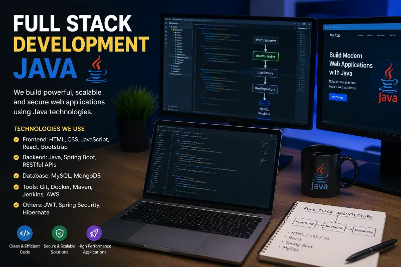 Full stack java python