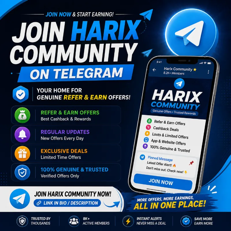 Join Telegram Channel for side income