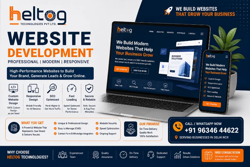Professional Website Development Services in Delhi NCR | SEO Friendly 