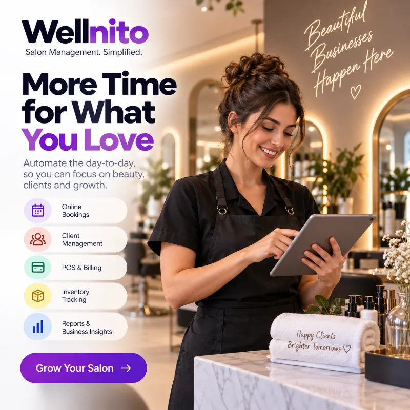 Wellnito – All-in-One Salon & Spa Management Software