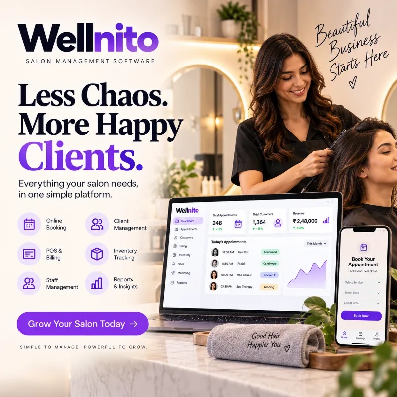 Wellnito – All-in-One Salon & Spa Management Software