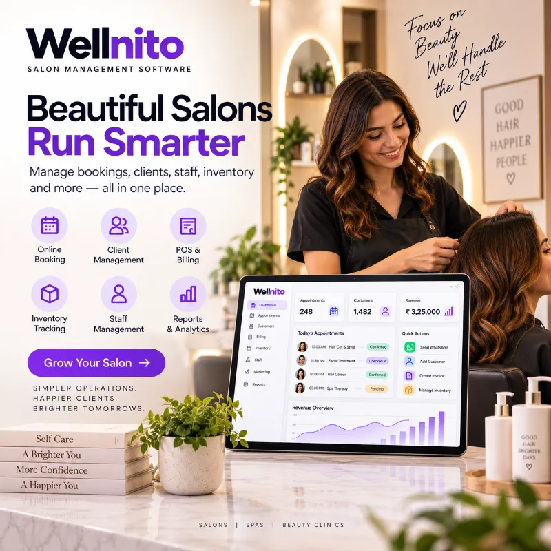 Wellnito – All-in-One Salon & Spa Management Software