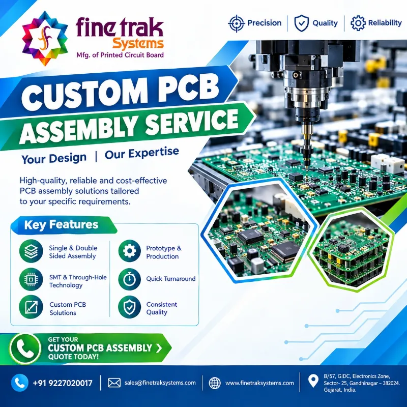 Custom PCB Assembly Service in India | Prototype to Production