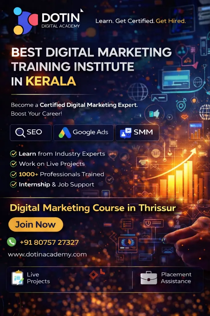 DIGITAL MARKETING COURSE IN THRISSUR  - Others in Thrissur for ₹0