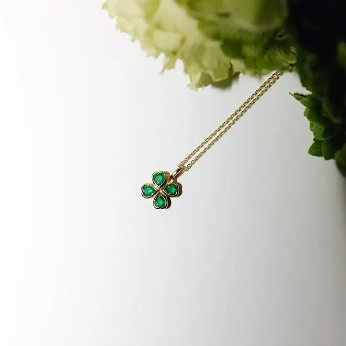 Diamond Four Heart Clover
