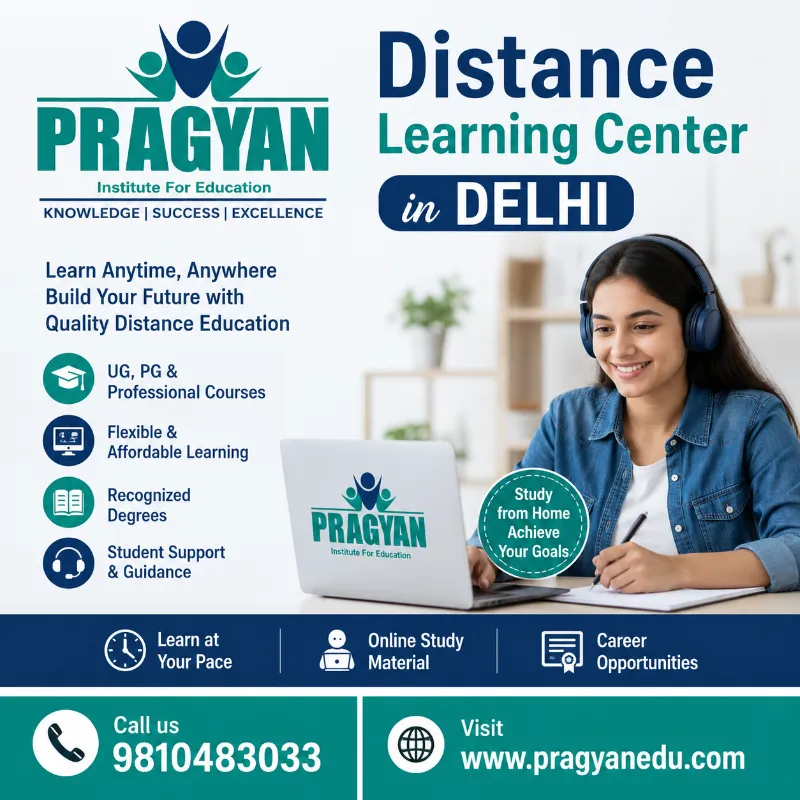 Get Recognized Distance Degree Institute in Delhi