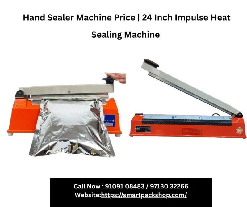 Hand Sealer Machine Price | 24 Inch Impulse Heat Sealing Machine 