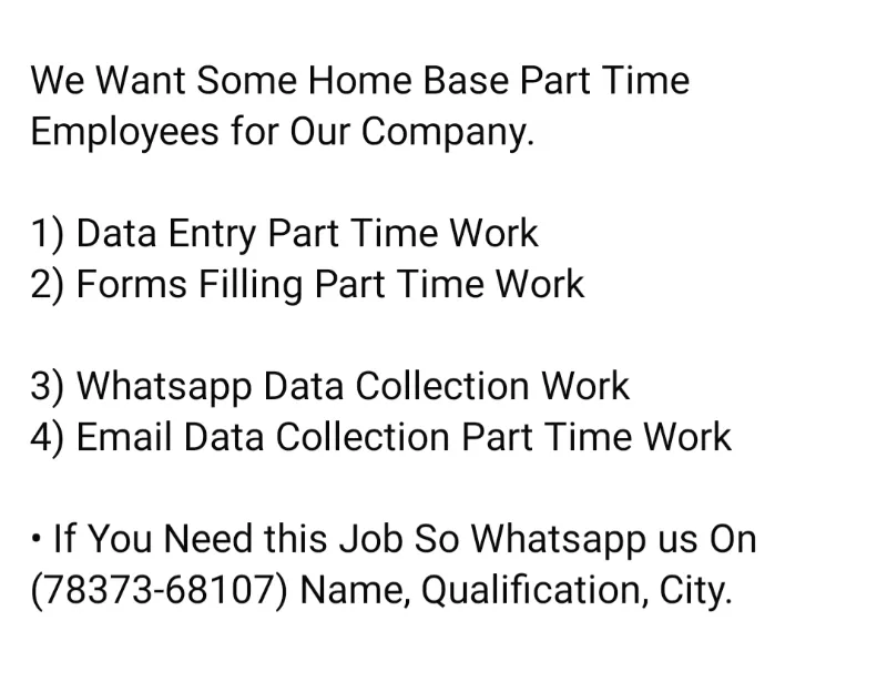 Home Base Part Time Jobs 