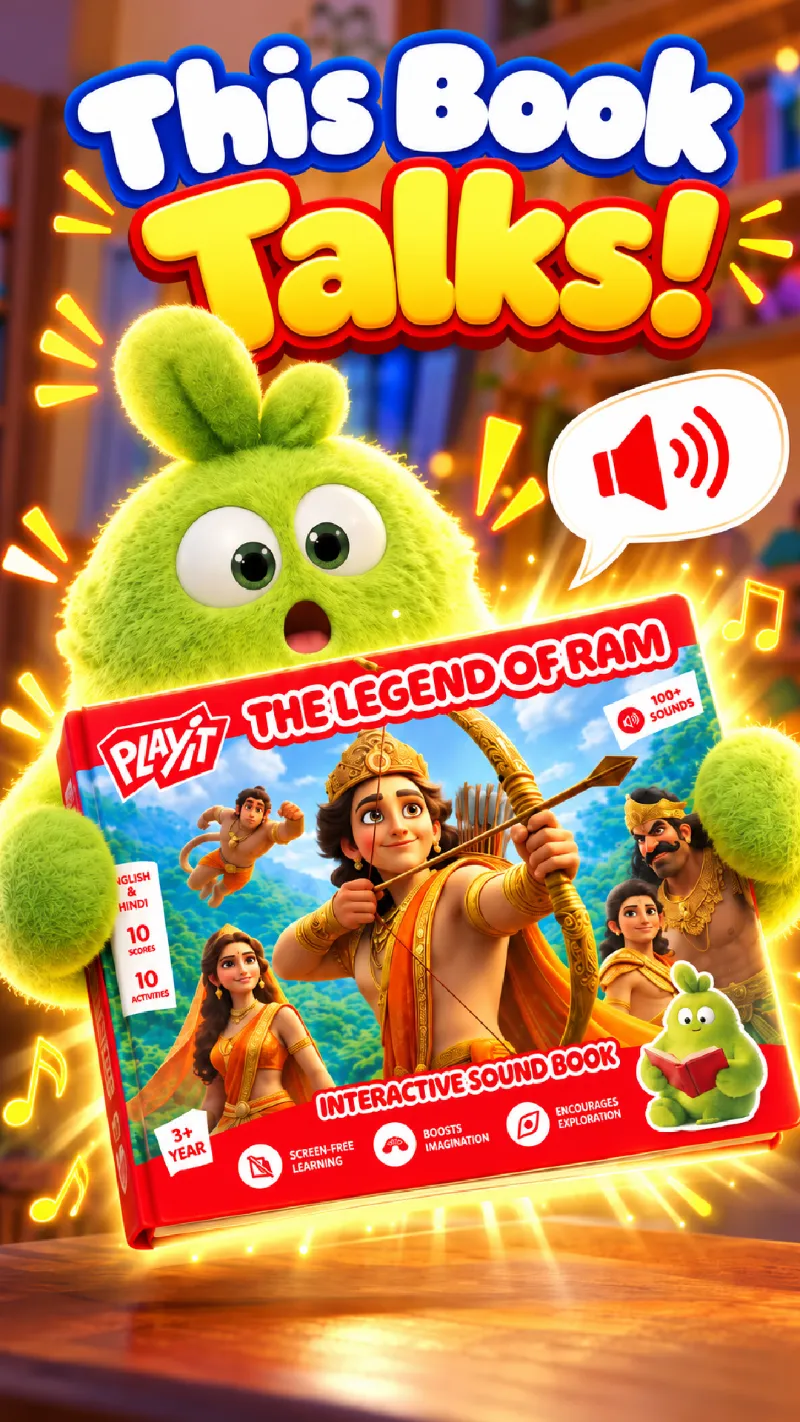 Musical Books for Babies​- Learn & Play- The Lord Rama and Krishna Stories