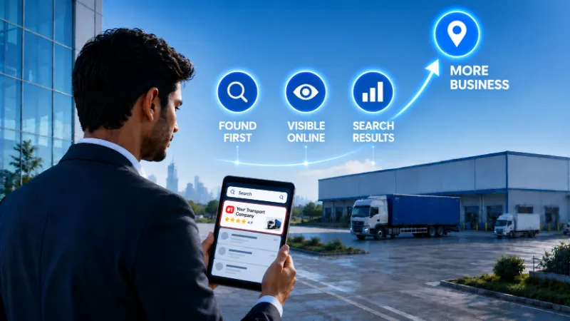 Digital Marketing for Transport Companies India | Kabra Logitech