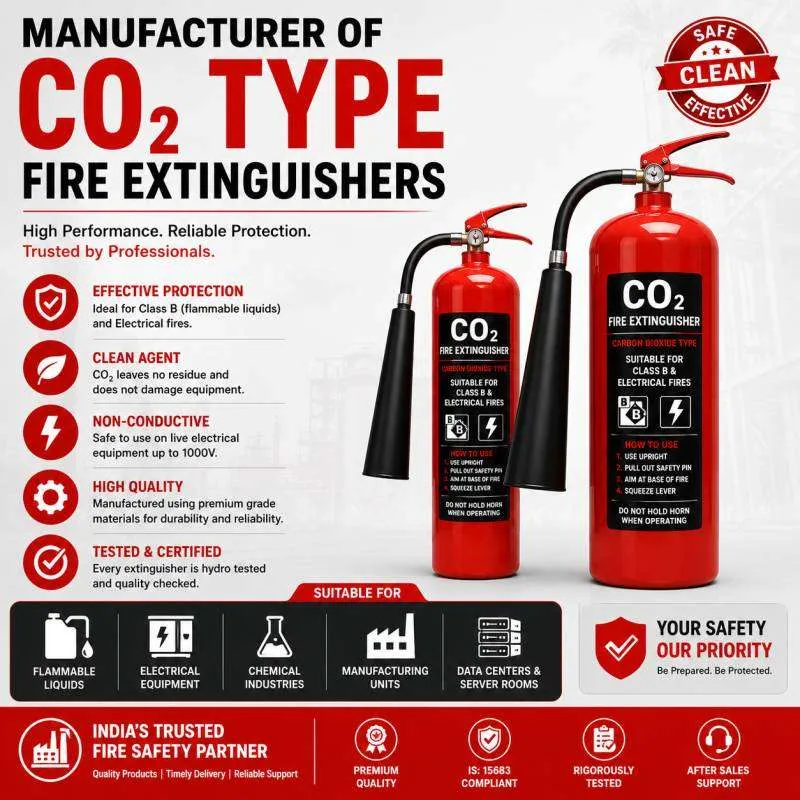 Manufacturer of CO2 Type Fire Extinguishers
