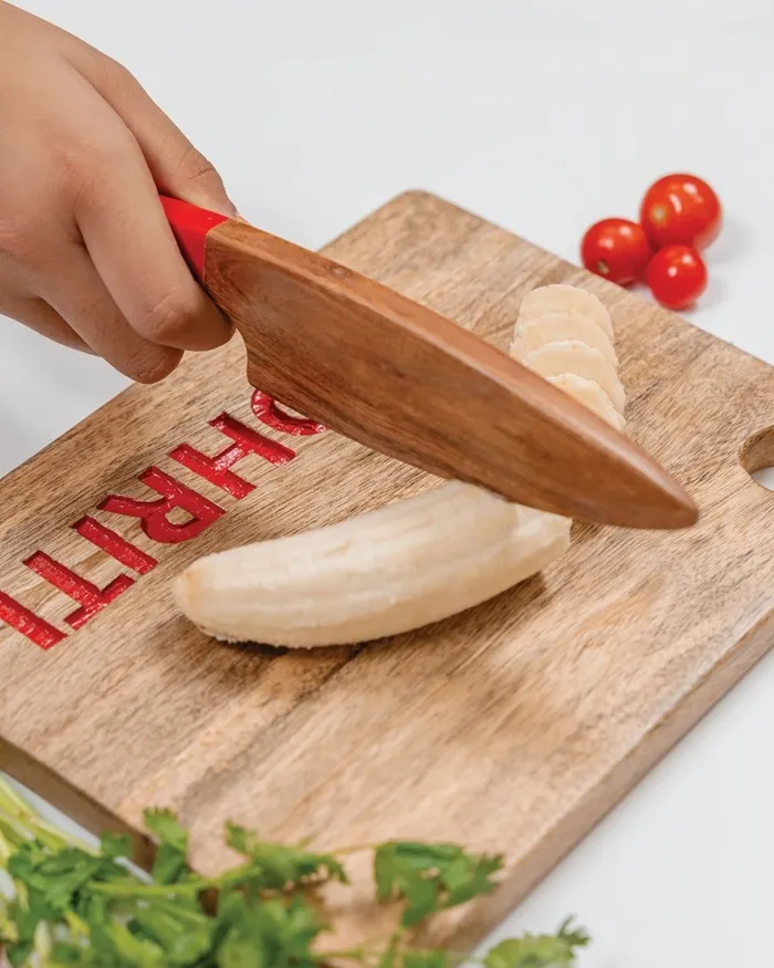 Montessori Knife and Cutting Board - House of zizi
