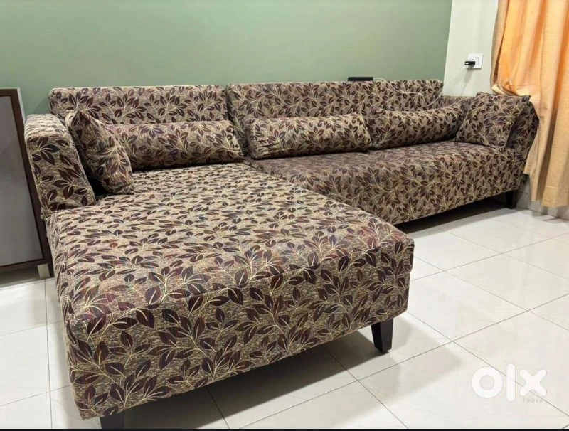 wakefit 5 seater sofa left facing