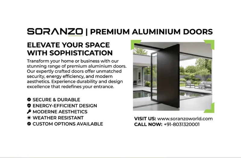 Transform Your Home with Premium Aluminium Doors by Soranzo