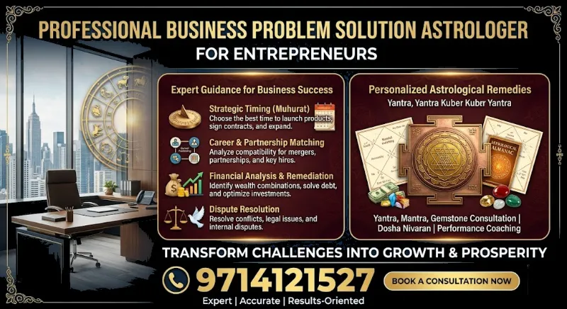 Professional Business Problem Solution Astrologer for Entrepreneurs