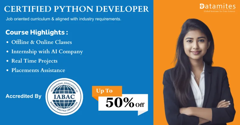 DataMites Python training institute in kozhikode