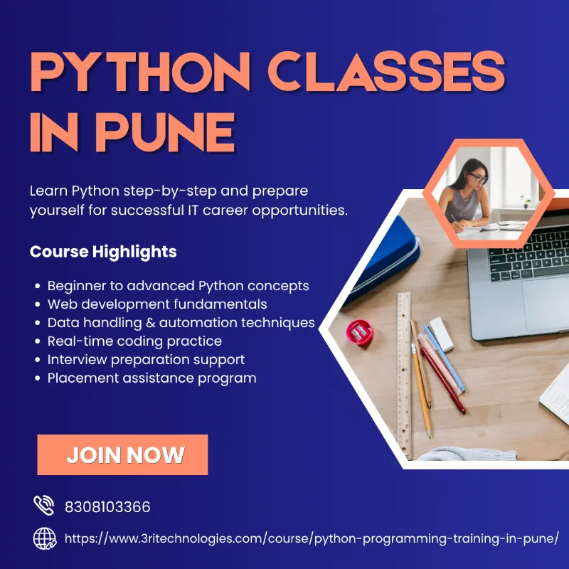 Python Classes in Pune with 24×7 Learning Support