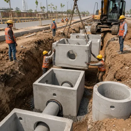 Drainage Line & Sewer Construction Contractor Services in Mumbai, Navi Mumbai, Thane, Pune & Raigad photo 2